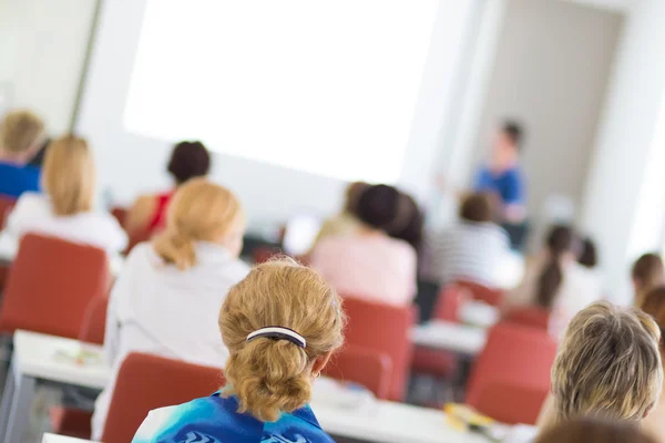 Lezing aan de universiteit. — Stockfoto