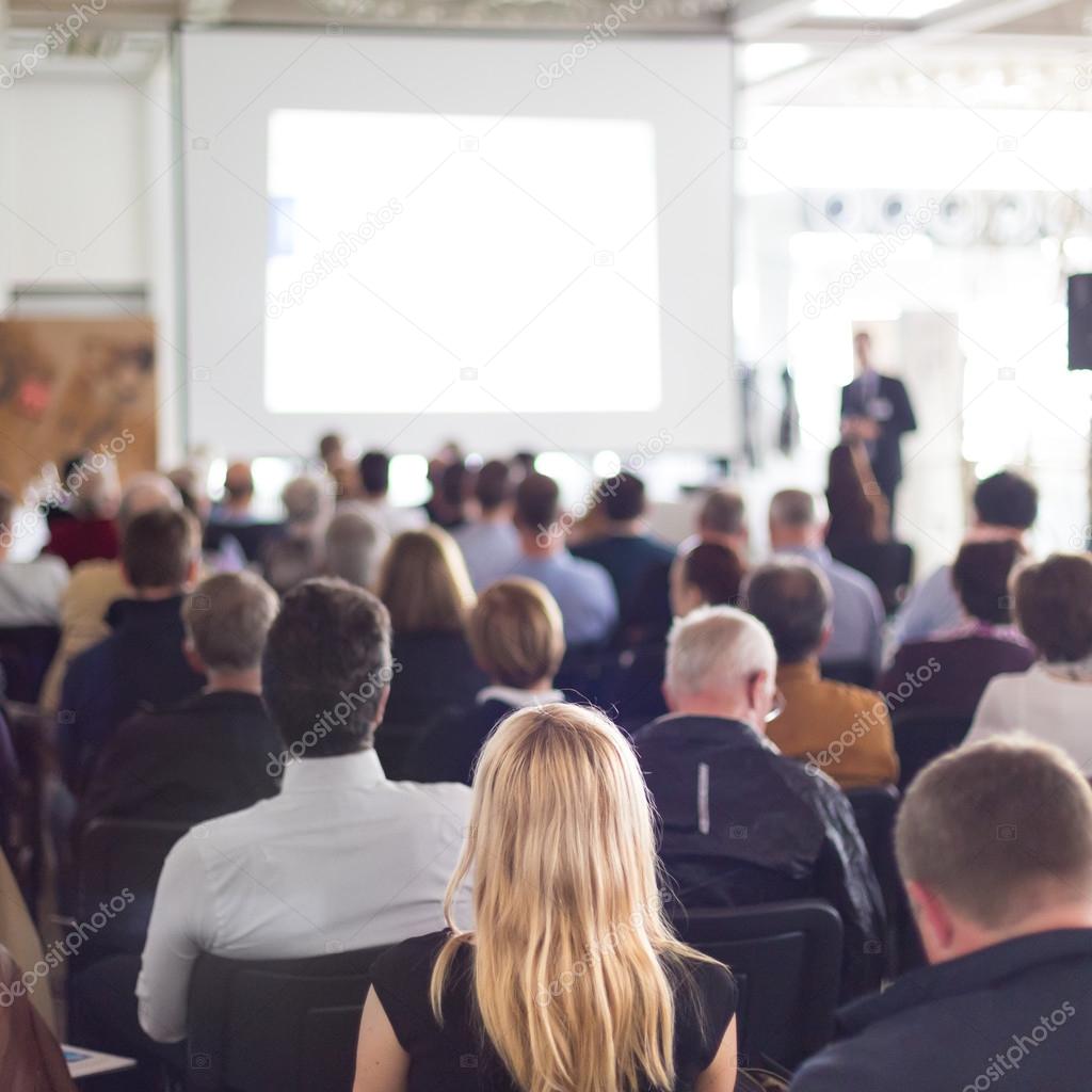 Audience in the lecture hall.