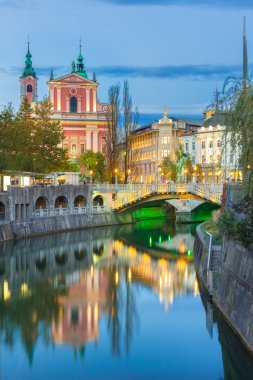 romantik Ortaçağ ljubljana, Slovenya, Avrupa.