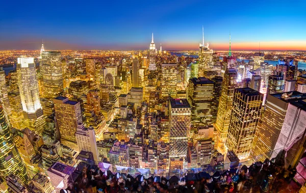 New York Manhattan centre ville skyline. — Photo