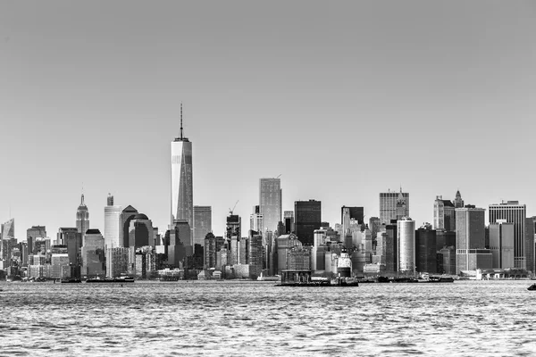 New York Şehri Manhattan şehir merkezi silueti