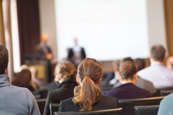 Audience in the lecture hall. — Stock Photo, Image