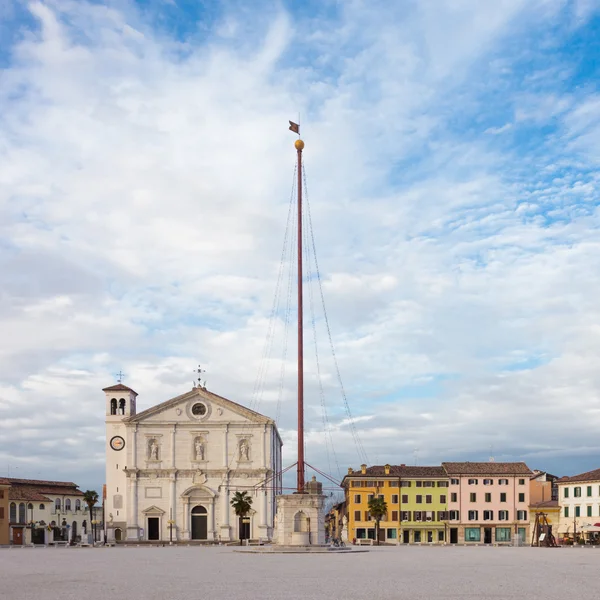 Main square of Palmanova, Italy. — Stockfoto