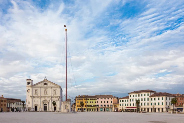 Main square of Palmanova, Italy. — Stockfoto