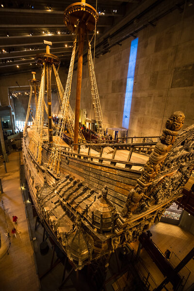 Vasa Museum in Stockholm, Sweden.