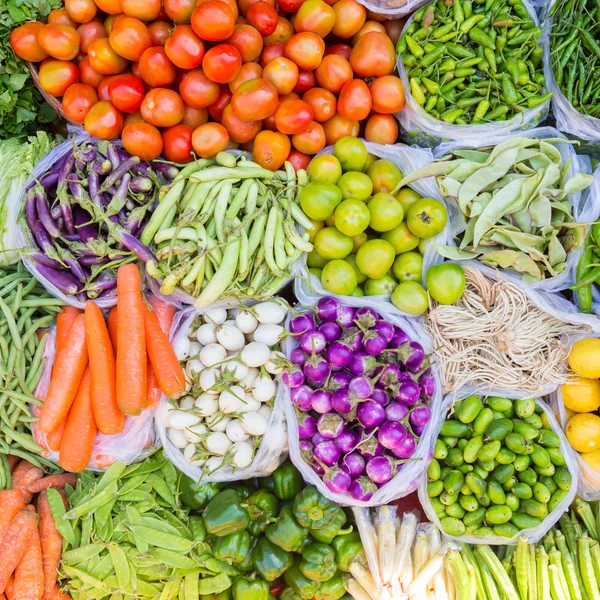 Fruits and vegetables at a farmers market Stock Photo by ©kasto 81812570