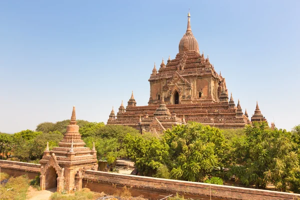 Bagan, Burma, Myanmar, Asya tapınakları. — Stok fotoğraf