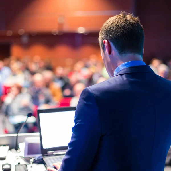 Ponente en Business Conference y Presentación. — Foto de Stock