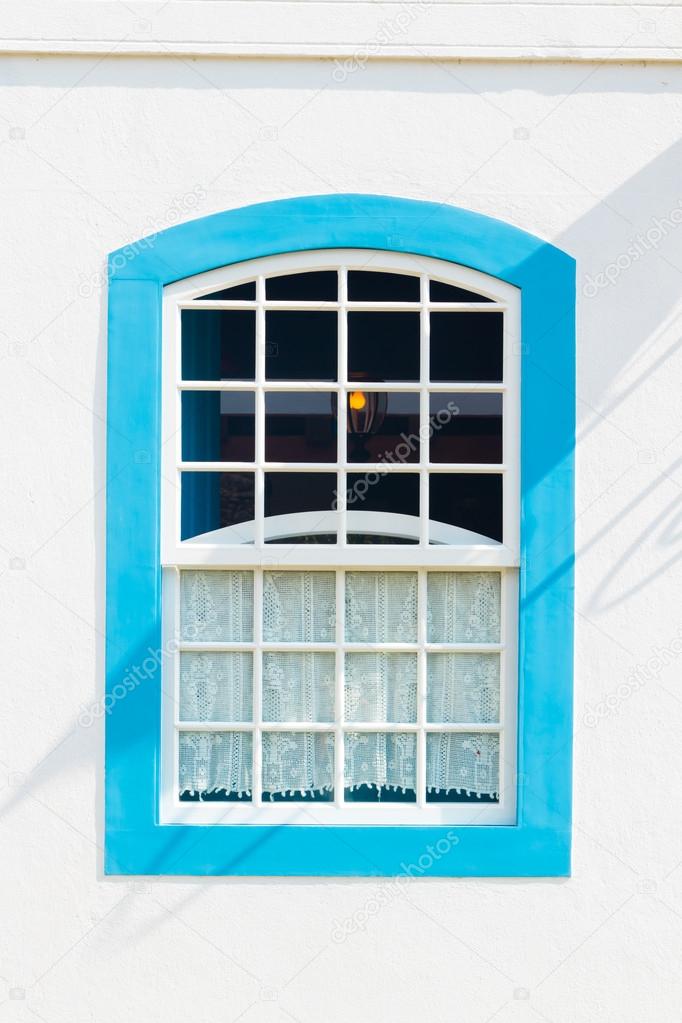 Colorful vintage window.