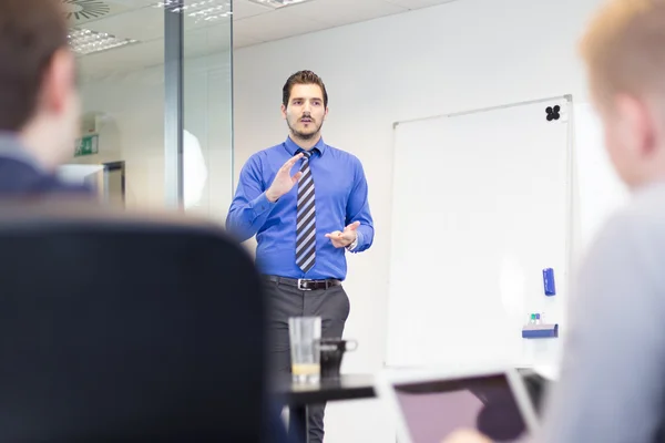 Zakelijke presentatie over corporate meeting. — Stockfoto