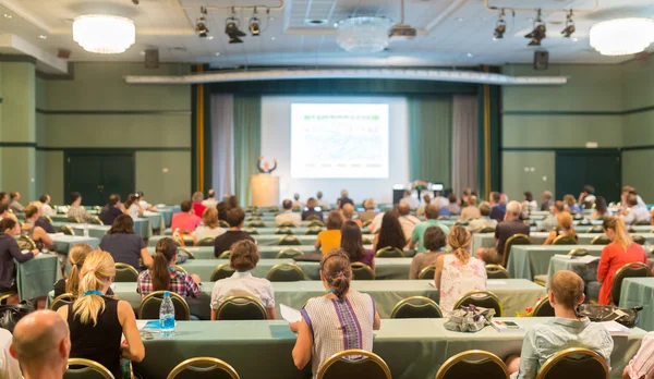 Audiência na sala de conferências. — Fotografia de Stock