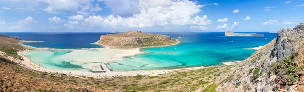 Pláž Balos na ostrově Kréta v Řecku — Stock fotografie