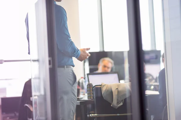 Zakelijke presentatie over corporate meeting. — Stockfoto