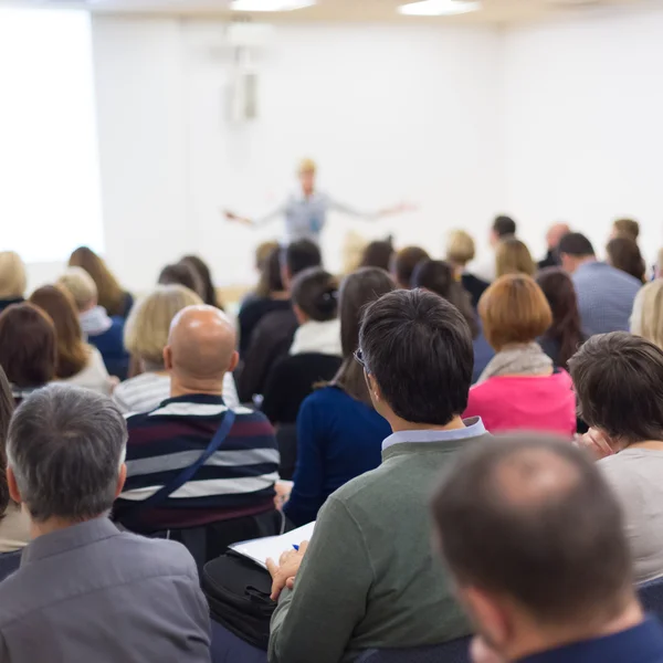 Audience in the lecture hall. — Stock Photo, Image