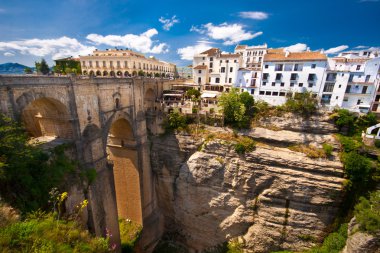 ronda, Endülüs, İspanya'nın panoramik görünüm