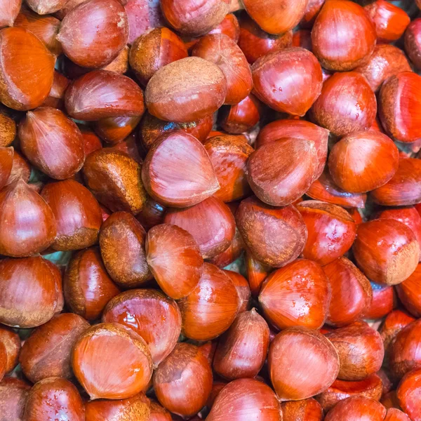 Pile of chestnuts. — Stock Photo, Image