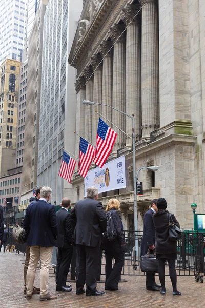 Wall street business, New York, Verenigde Staten. — Stockfoto