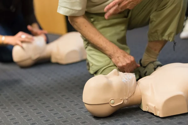 Eerste hulp Cpr seminar. — Stockfoto