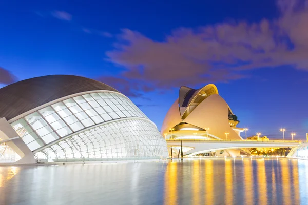 Ciudad de las Artes y las Ciencias en Valencia, España . — Foto de Stock