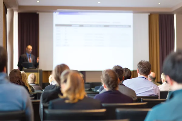 Publiken i föreläsningssalen. — Stockfoto