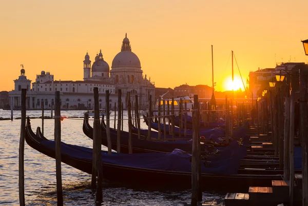 Veneza ao pôr do sol . — Fotografia de Stock