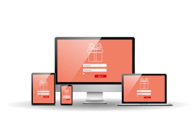 Cihazlarla internet alışveriş sitesi