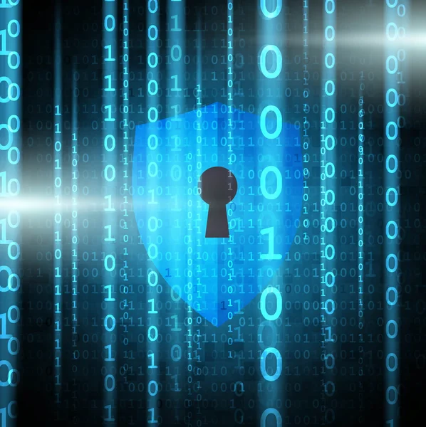 Siber güvenlik kavramı — Stok Vektör