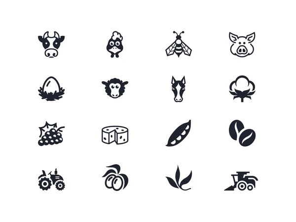 Farm icons 2. Lyra series — Stock Vector