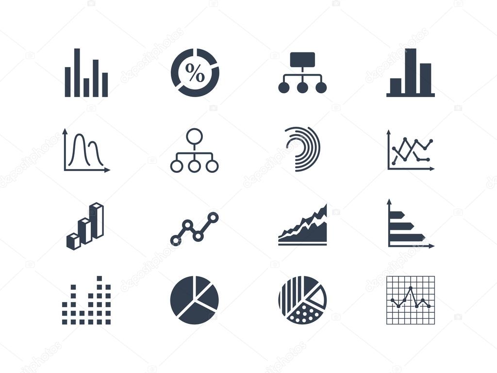 Diagram and infographic icons