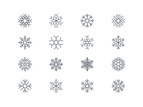 Snowflake icons 5