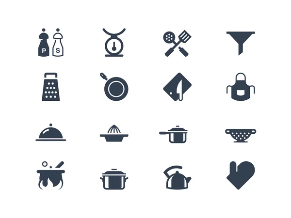 Iconos de cocina Ilustraciones de stock libres de derechos