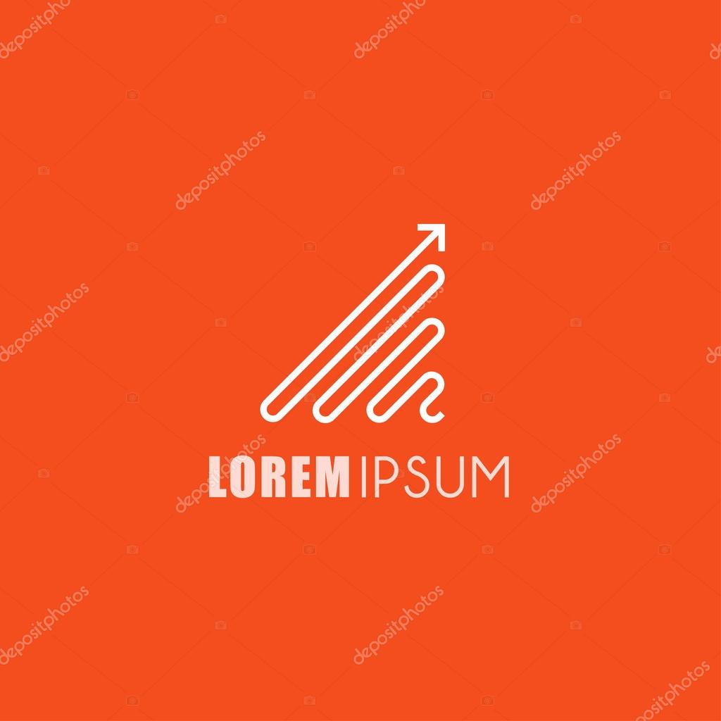 Strategy design element. Symbol for business, management and leadership
