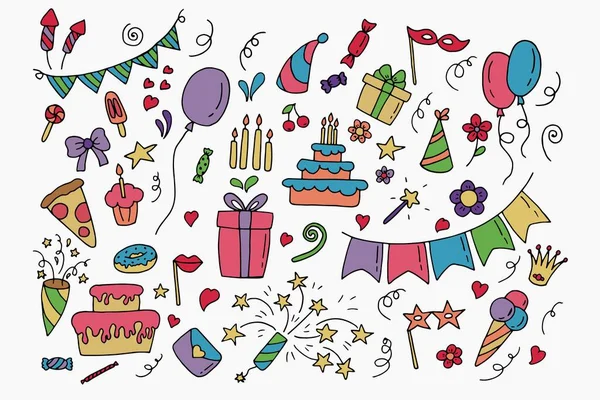 Doodle De Chapeu De Aniversarioストックベクター ロイヤリティフリーdoodle De Chapeu De Aniversarioイラスト ページ 8 Depositphotos