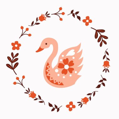 Çiçekli Kuğu Resimleri