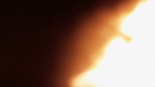 Splash Fire Explosie Overgangen Pak Fire Overlays Slow Motion Zwarte — Stockvideo