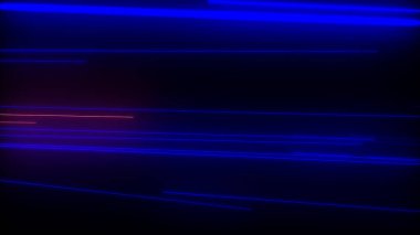 dark abstract background with glowing neon lines. Magic lights, space motion concept 