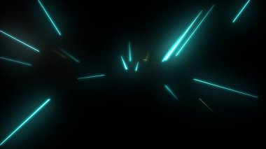 Parlayan Parçacıklar Akıyor Çok Renkli Rays dizgileri Arkaplan resimleme arkaplanı.