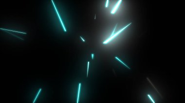 Parlayan Parçacıklar Akıyor Çok Renkli Rays dizgileri Arkaplan resimleme arkaplanı.