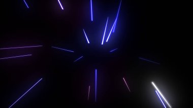 Parlayan Parçacıklar Akıyor Çok Renkli Rays dizgileri Arkaplan resimleme arkaplanı.