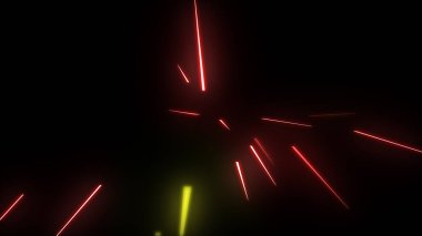 Parlayan Parçacıklar Akıyor Çok Renkli Rays dizgileri Arkaplan resimleme arkaplanı.