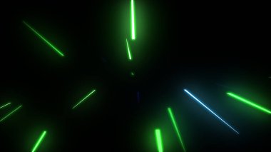 Parlayan Parçacıklar Akıyor Çok Renkli Rays dizgileri Arkaplan resimleme arkaplanı.