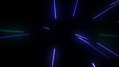 Parlayan Parçacıklar Akıyor Çok Renkli Rays dizgileri Arkaplan resimleme arkaplanı.