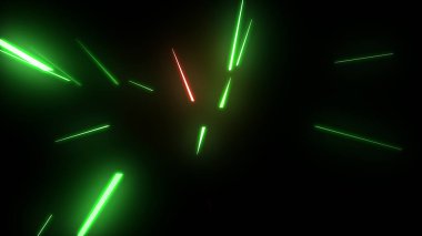 Parlayan Parçacıklar Akıyor Çok Renkli Rays dizgileri Arkaplan resimleme arkaplanı.