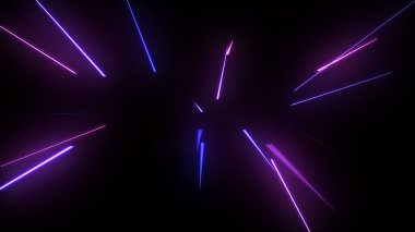 Parlayan Parçacıklar Akıyor Çok Renkli Rays dizgileri Arkaplan resimleme arkaplanı.