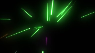 Parlayan Parçacıklar Akıyor Çok Renkli Rays dizgileri Arkaplan resimleme arkaplanı.