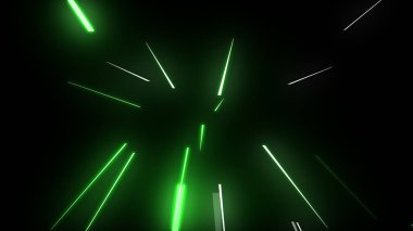 Parlayan Parçacıklar Akıyor Çok Renkli Rays dizgileri Arkaplan resimleme arkaplanı.