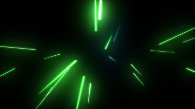 Parlayan Parçacıklar Akıyor Çok Renkli Rays dizgileri Arkaplan resimleme arkaplanı.