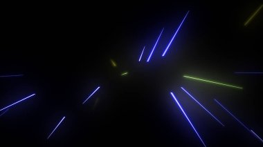 Parlayan Parçacıklar Akıyor Çok Renkli Rays dizgileri Arkaplan resimleme arkaplanı.