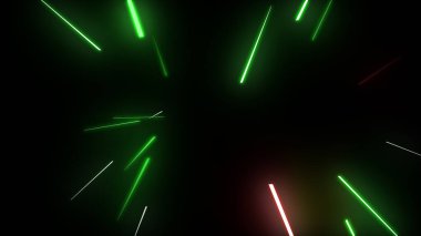 Parlayan Parçacıklar Akıyor Çok Renkli Rays dizgileri Arkaplan resimleme arkaplanı.