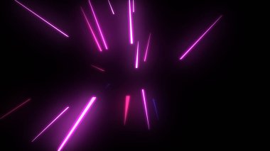 Parlayan Parçacıklar Akıyor Çok Renkli Rays dizgileri Arkaplan resimleme arkaplanı.